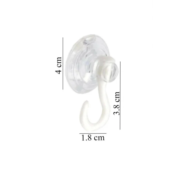 Mey İthalat® Kancalı Cam Vantuzu 5 Adet