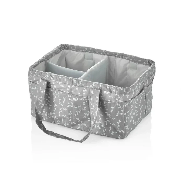 Mey İthalat®  Katlamalı Anne & Bebek Organizer 795 Gri Çiçek