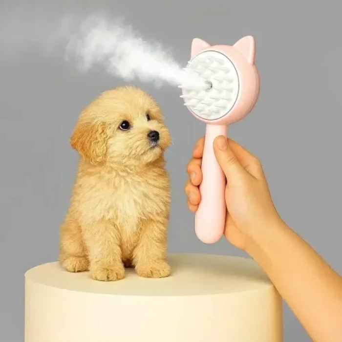 Mey İthalat® Kedi ve Köpekler İçin Buharlı Masaj Fırçası