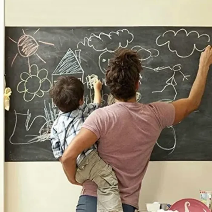 Mey İthalat® Kendinden Yapışkanlı Kara Tahta Sticker Rulo