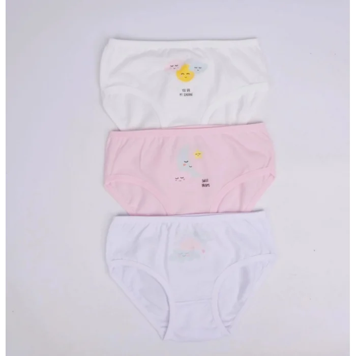 Mey İthalat® Kız 3lü Slip K128627 (tek adet fiyatıdır)