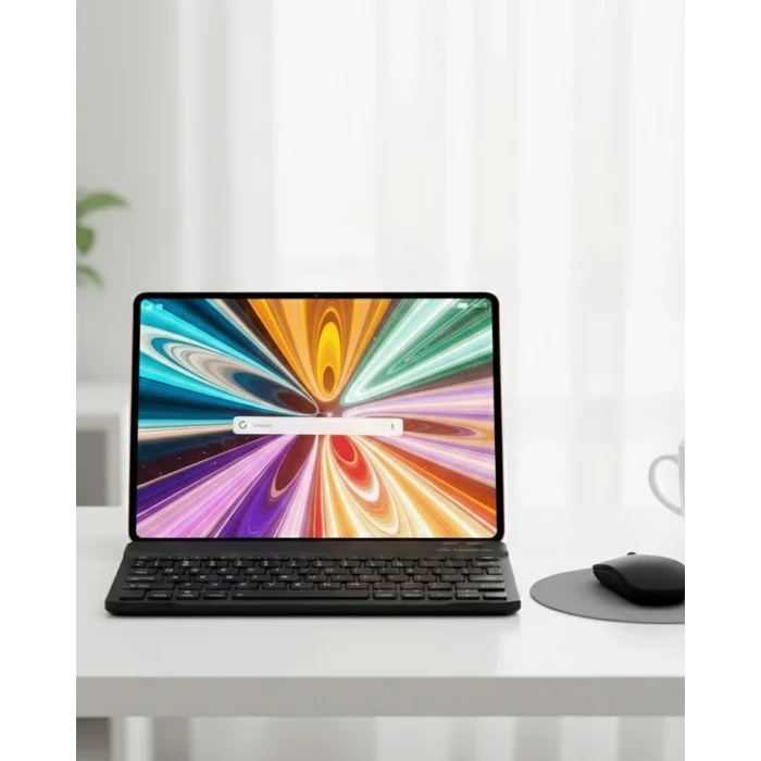 Mey İthalat® Klavyeli Tablet PC Kalem Kılıf ve Ekran Koruyucu Hediyeli Android Set