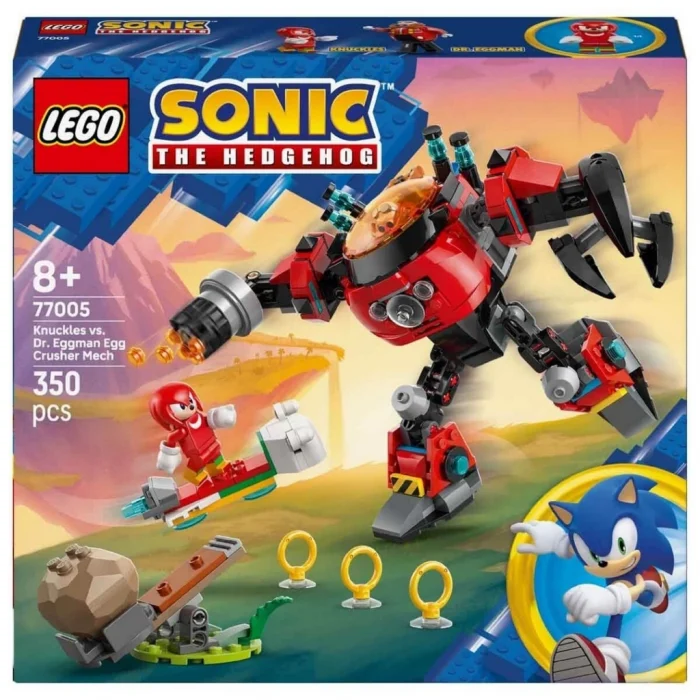 Mey İthalat® Knuckles, Dr. Eggman’ın Egg Crusher Robotuna Karşı 77005