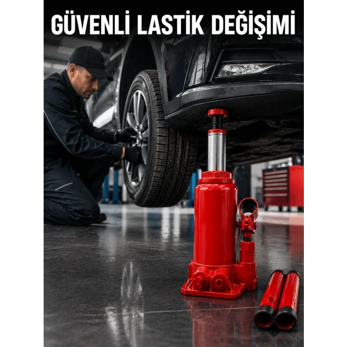 Mey İthalat® Kolay Pompalama Mekanizmalı Pratik Şişe Kriko