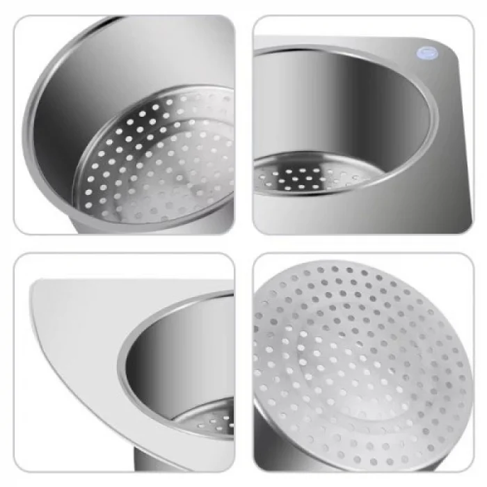 Mey İthalat® Kuğu Tasarımlı Paslanmaz Lavabo Drenaj Sepeti