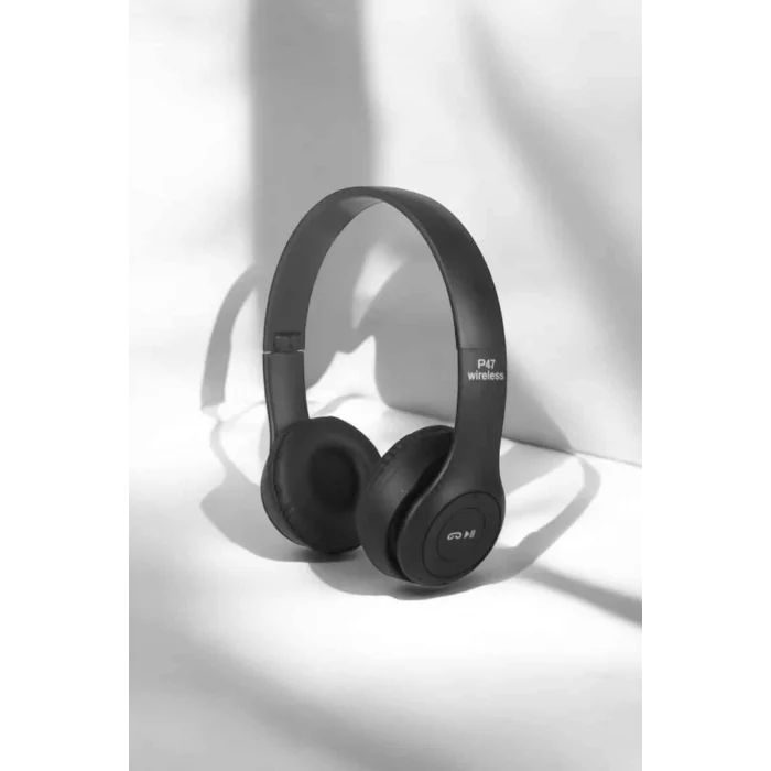 Mey İthalat® Kulak Üstü TF Kart ve AUX Destekli Ergonomik Bluetooth Kulaklık