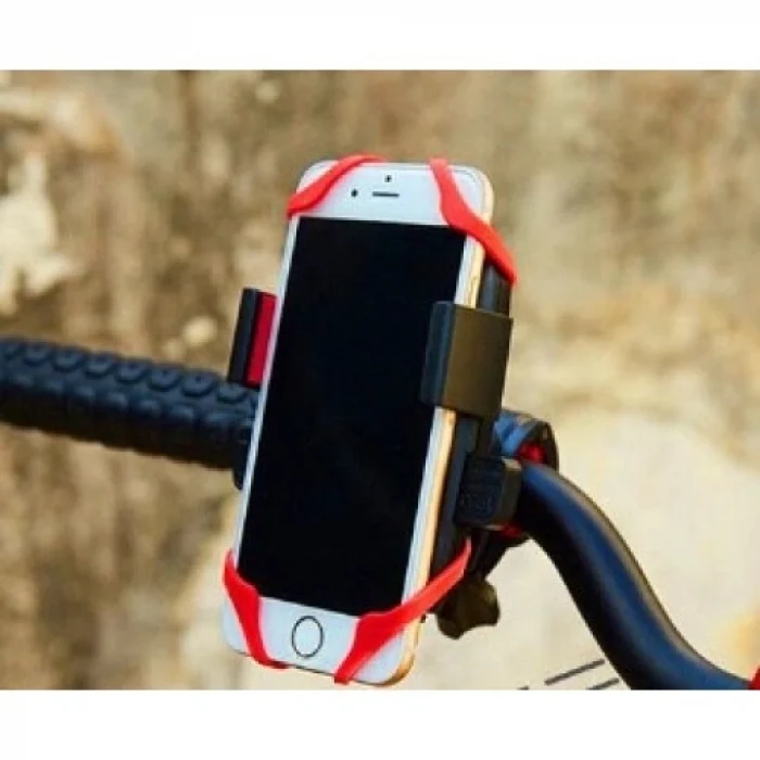 Mey İthalat® Lastik Destekli Standlı Bisiklet Telefon Tutucu