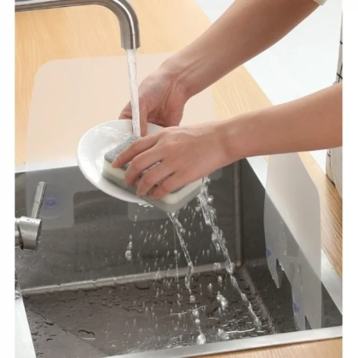 Mey İthalat® Lavabo ve Ocak Sıçrama Önleyici Vantuzlu Kalkan
