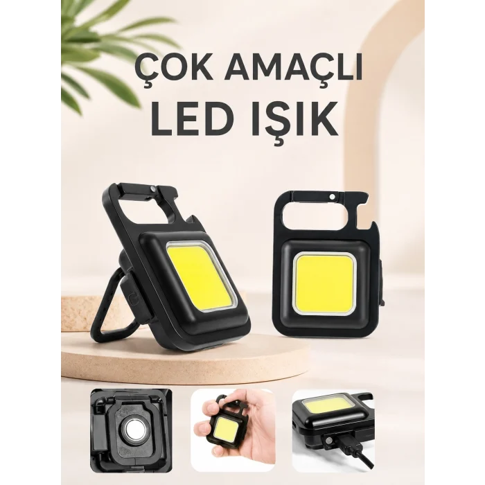 Mey İthalat® Led Işık Acil Durum Işığı Çok Fonksiyonlu Mıknatıs Özelliği