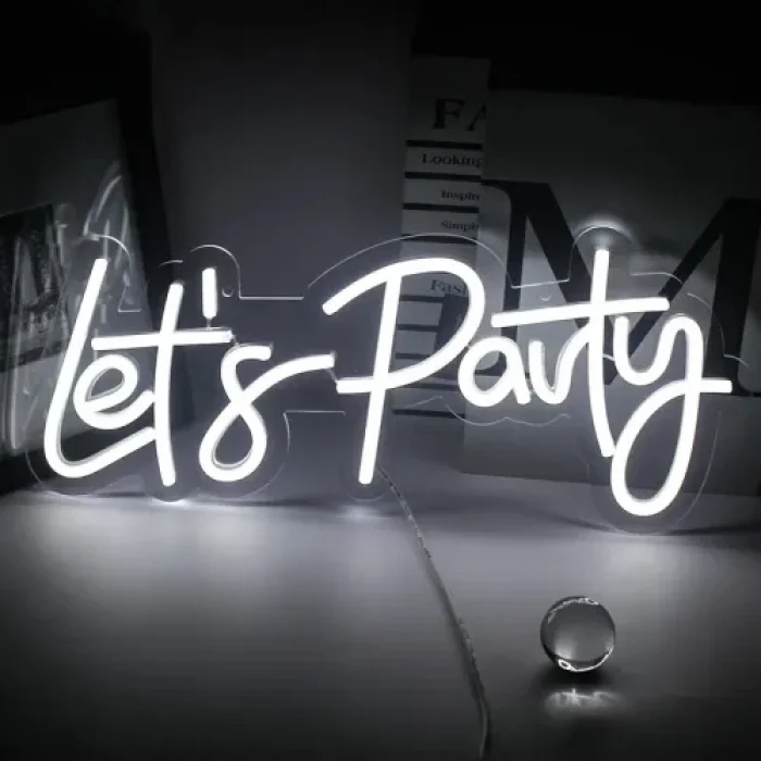 Mey İthalat® Lets Party Neon Led Tabela