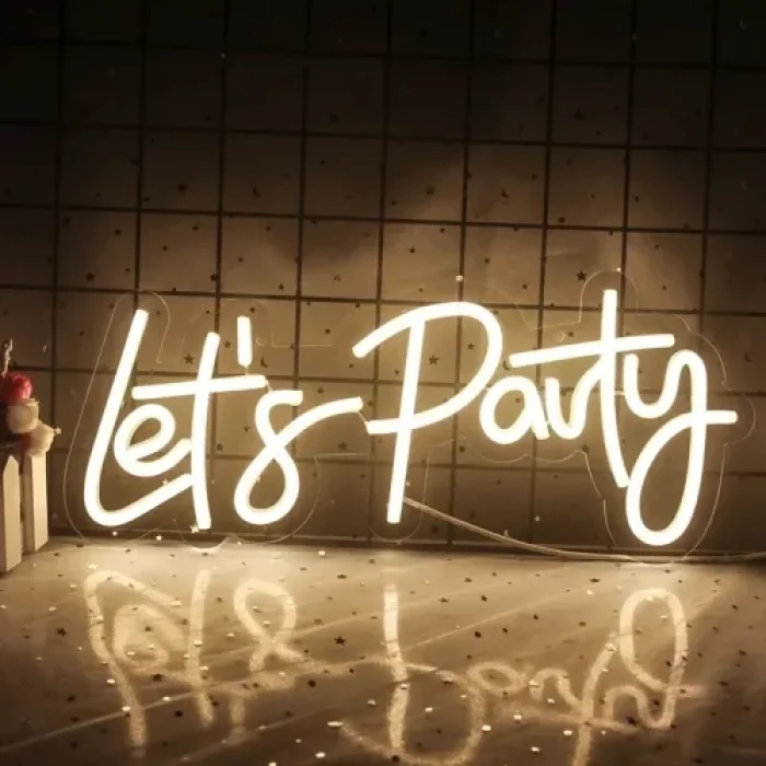 Mey İthalat® Lets Party Neon Led Tabela