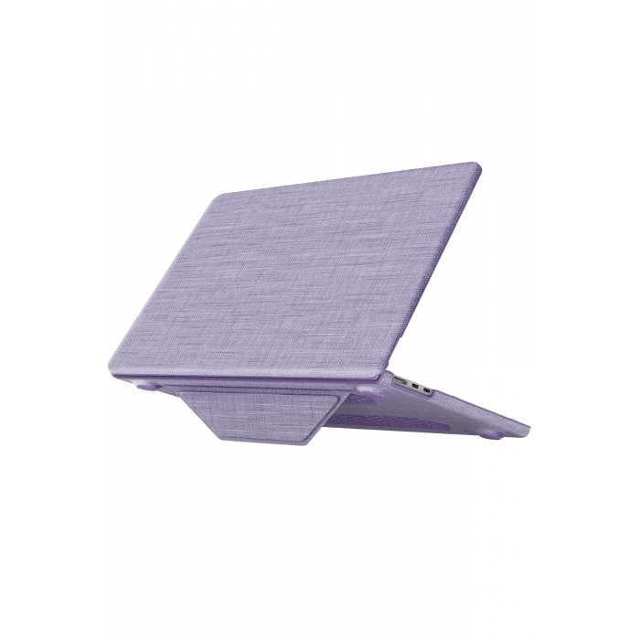 Mey İthalat®   Macbook Air 15 2023 Macbook Kumaş Kapak - Mor