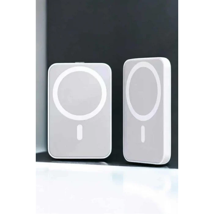 Mey İthalat® Magsafe Kablosuz Batarya Yüksek Performanslı Manyetik Tasarım Hızlı Şarj