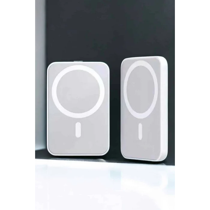 Mey İthalat® Magsafe Kablosuz Batarya Yüksek Performanslı Manyetik Tasarım Hızlı Şarj