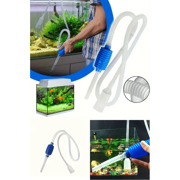 Mey İthalat® Manuel Akvaryum Pompası – Pratik Su Değişimi ve Temizlik İçin Ergonomik Tasarım