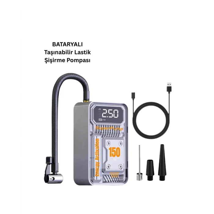 Mey İthalat® MC6619 Araç Lastik Pompası