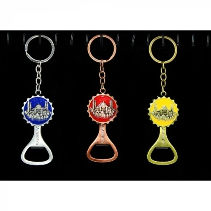 Mey İthalat® Metal Ayasofya Anahtarlık Ve Açacak Model 2