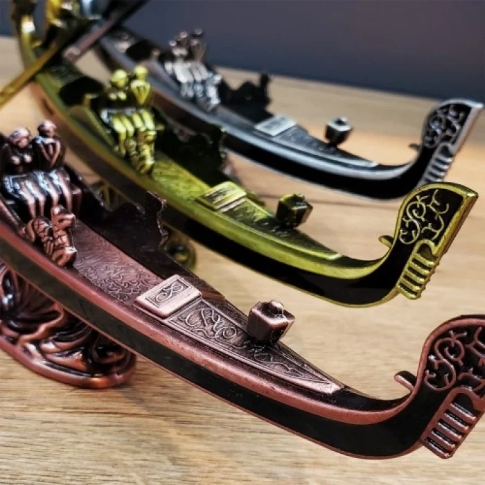 Mey İthalat®  Metal Dekoratif Venedik Kayık