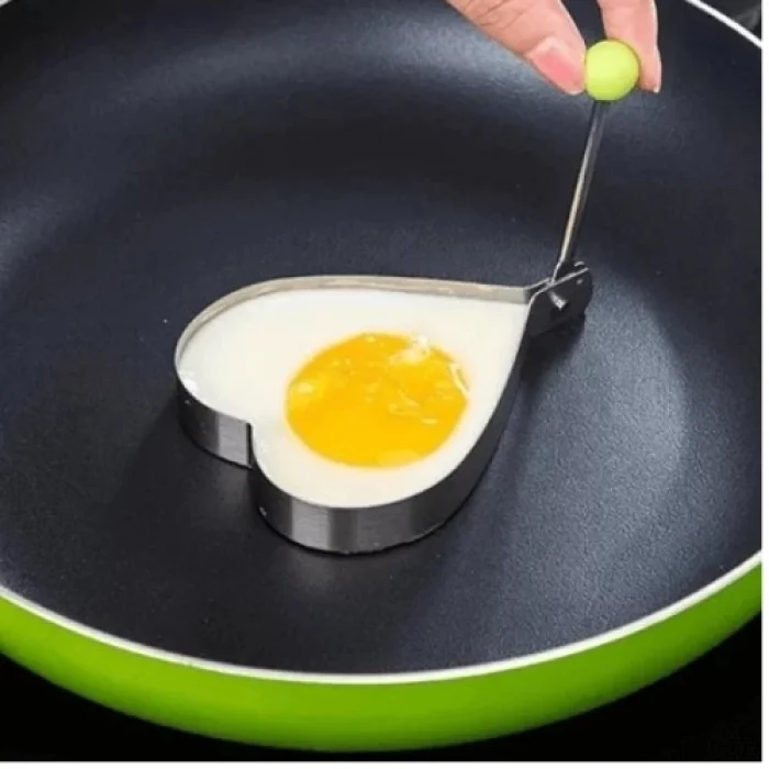 Mey İthalat® Metal Kalp Omlet Krep Kalıbı