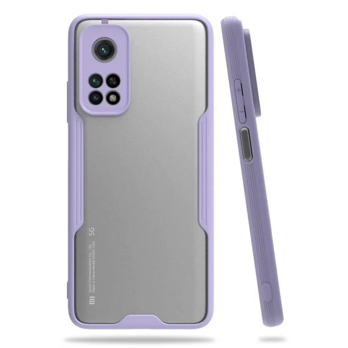 Mey İthalat®   Mi 10T Pro Kılıf Platin Silikon - Lila