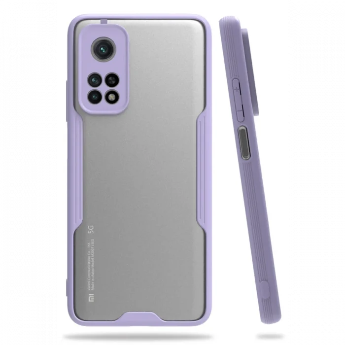 Mey İthalat®   Mi 10T Pro Kılıf Platin Silikon - Lila