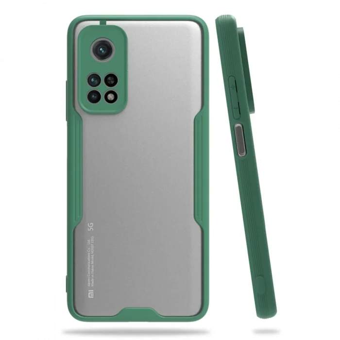 Mey İthalat®   Mi 10T Pro Kılıf Platin Silikon - Yeşil