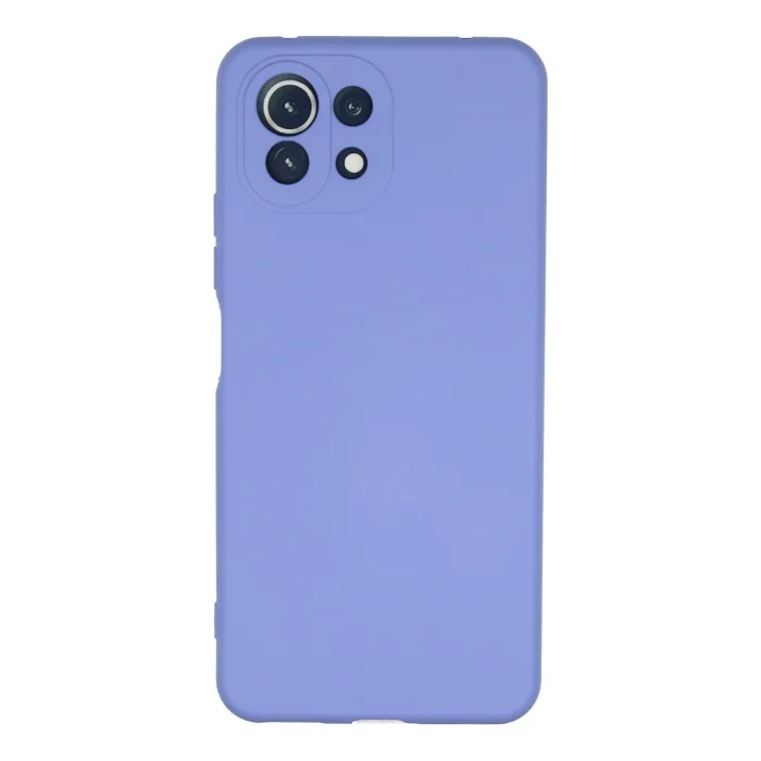 Mey İthalat®   Mİ 11 Lite Kılıf Nano içi Kadife Silikon - Lila