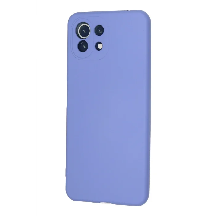 Mey İthalat®   Mİ 11 Lite Kılıf Nano içi Kadife Silikon - Lila
