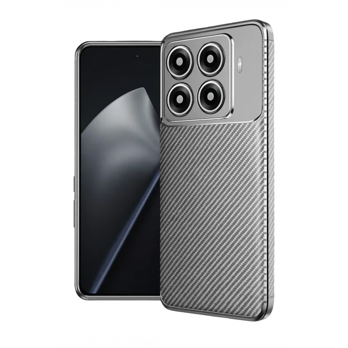 Mey İthalat®   Mi 15T Pro Auto Focus Karbon Kapak - Gri