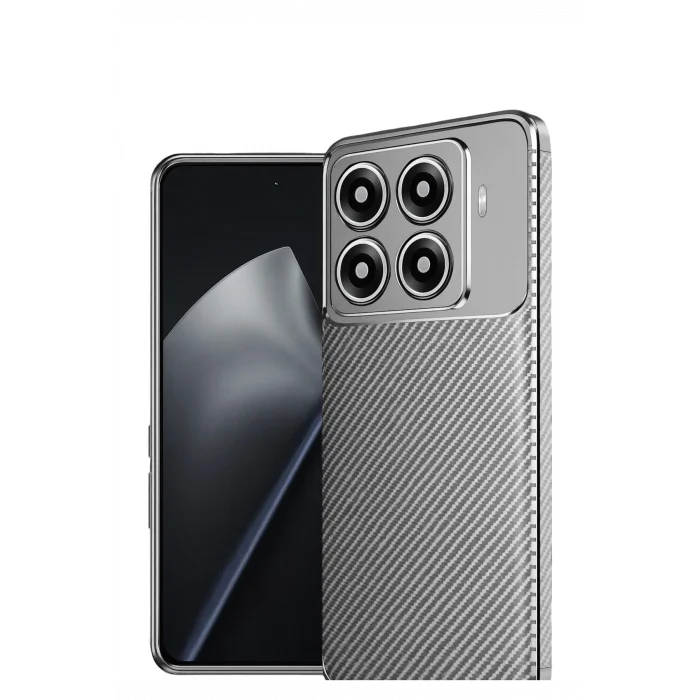 Mey İthalat®   Mi 15T Pro Auto Focus Karbon Kapak - Gri