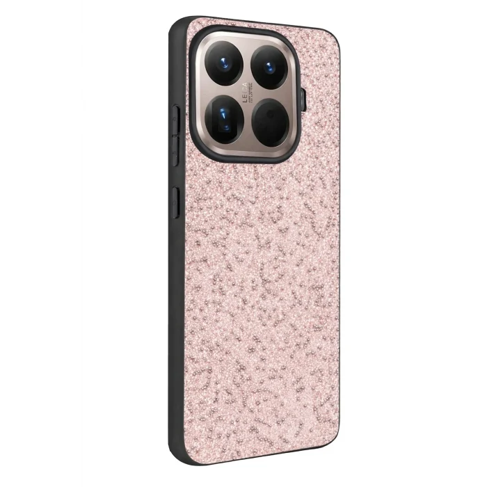 Mey İthalat®   Mi 15T Pro Bright Simli Kapak - Pembe