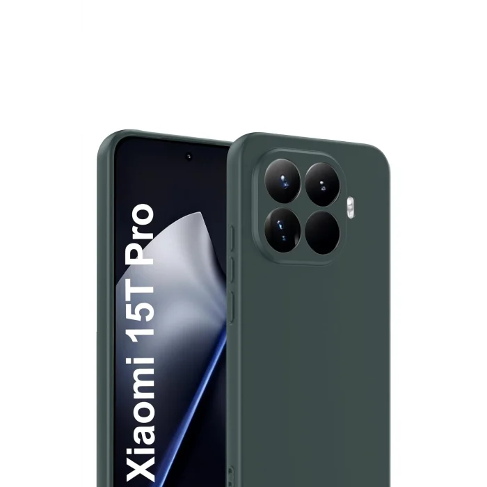 Mey İthalat®   Mi 15T Pro First Silikon - Koyu Yeşil