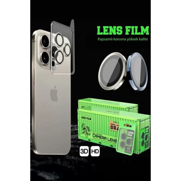Mey İthalat®   Mi 15T Raze Metal Kamera Lens - Gümüş