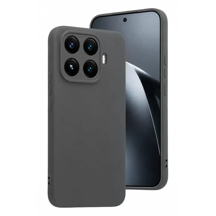 Mey İthalat®   Mi 17T Pro Nano içi Kadife Silikon - Gri