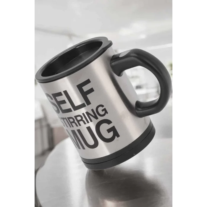 Mey İthalat® Mikser Kupa Yazılı Mug Bardak Karıştırma Özelliği