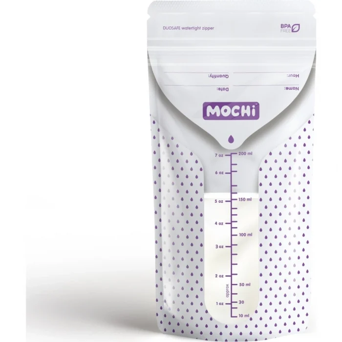 Mey İthalat® Mochi Anne Sütü Saklama Poşeti 50 Adet 200ml