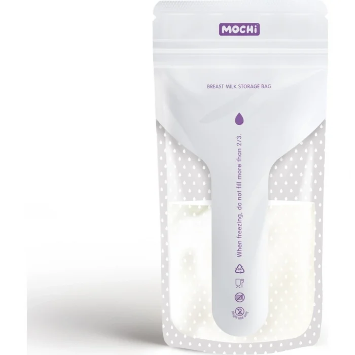 Mey İthalat® Mochi Anne Sütü Saklama Poşeti 50 Adet 200ml