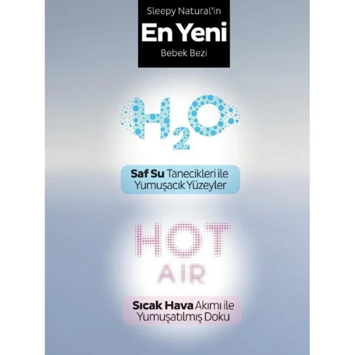 Mey İthalat® Natural Double Soft Bebek Bezi Fırsat Paketi 2 Beden 48 Adet