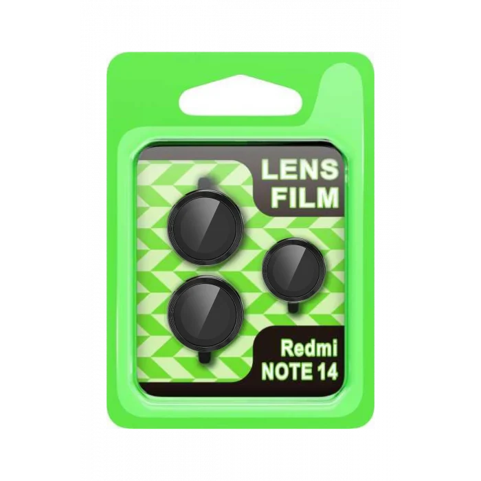 Mey İthalat®   Note 14 5G Raze Metal Kamera Lens - Siyah