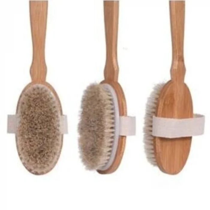 Mey İthalat® Organik Doğal At Kılı Banyo Fırçası