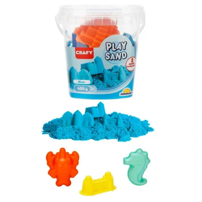 Mey İthalat® Oyun Kumu Seti Mavi 450 g