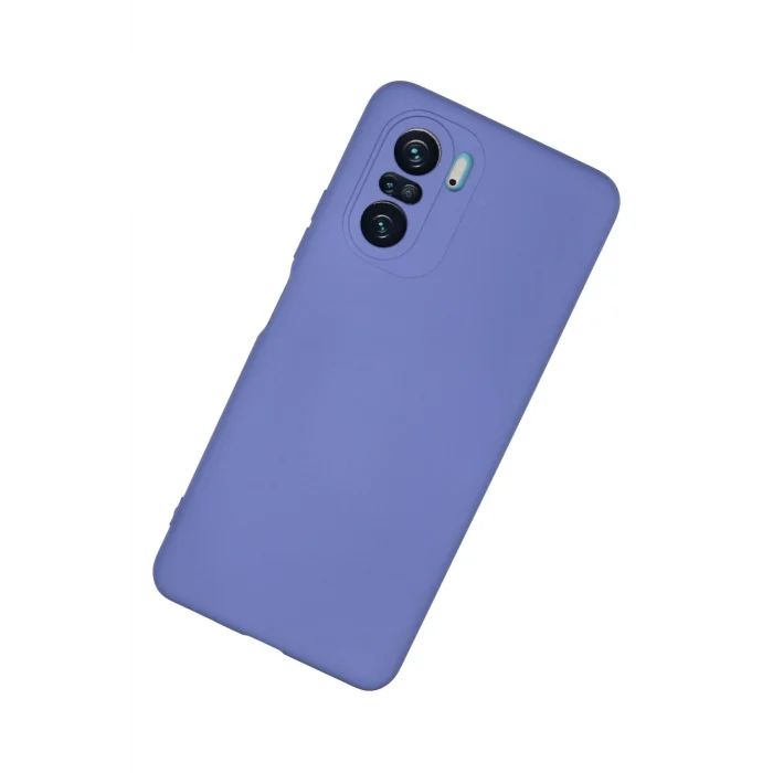 Mey İthalat®   Poco F3 Kılıf Nano içi Kadife Silikon - Lila