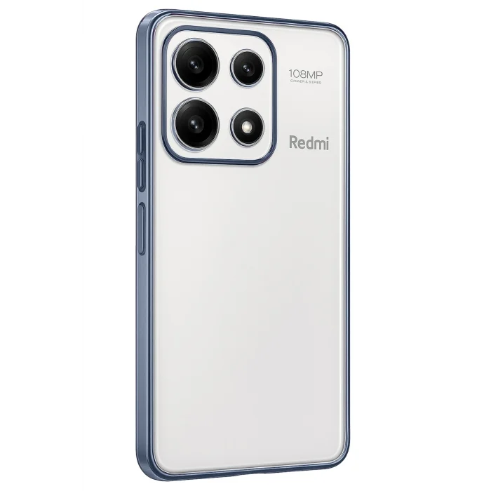 Mey İthalat®   Poco X6 Pro Kılıf  Lensli Silikon - Açık Mavi