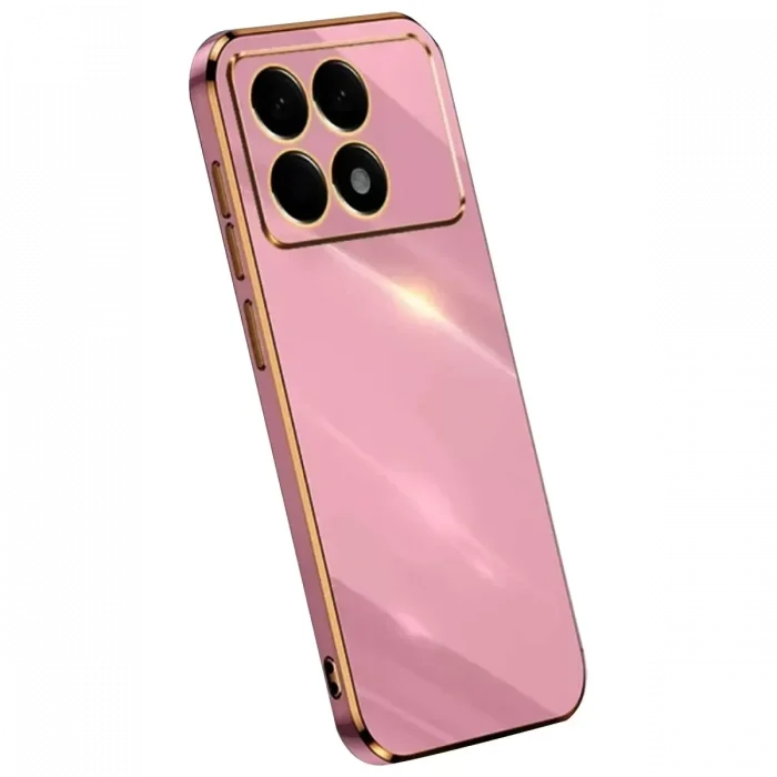 Mey İthalat®   Poco X6 Pro Kılıf Volet Silikon - Mor