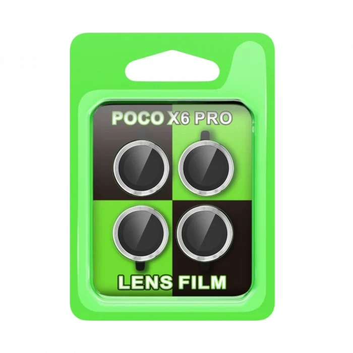 Mey İthalat®   Poco X6 Pro Raze Metal Kamera Lens - Gümüş