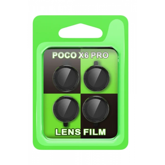 Mey İthalat®   Poco X6 Pro Raze Metal Kamera Lens - Siyah