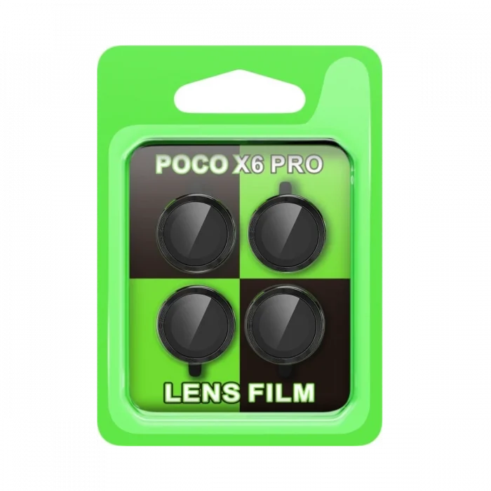 Mey İthalat®   Poco X6 Pro Raze Metal Kamera Lens - Siyah