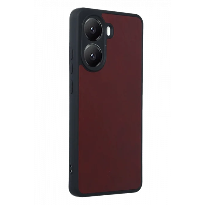 Mey İthalat®   Poco X7 Pro Kılıf Aras Deri Kapak - Bordo