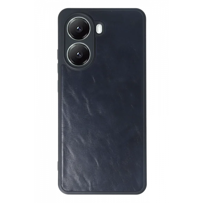 Mey İthalat®   Poco X7 Pro Kılıf Aras Deri Kapak - Lacivert