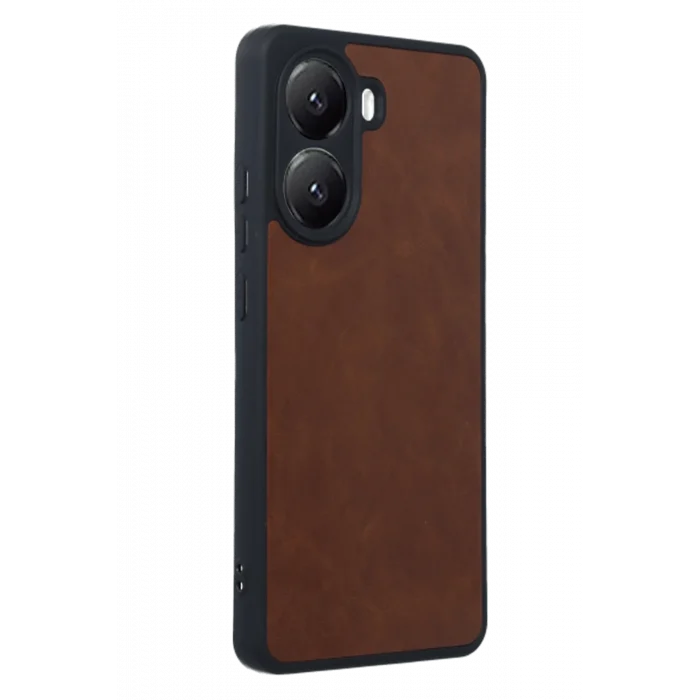 Mey İthalat®   Poco X7 Pro Kılıf Aras Deri Kapak - Taba